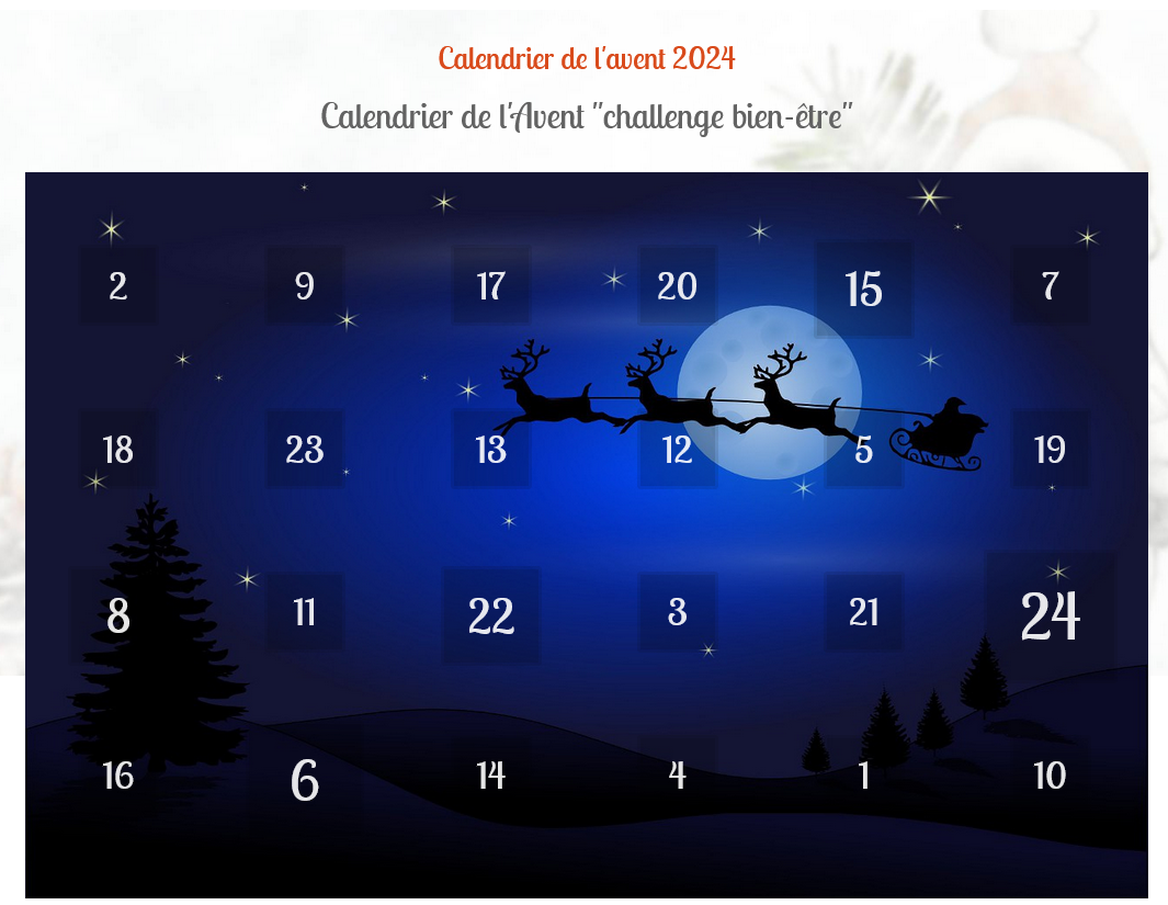 Optez pour un Calendrier Bien-Être : Le Cadeau Original et Inspirant de l’Année
